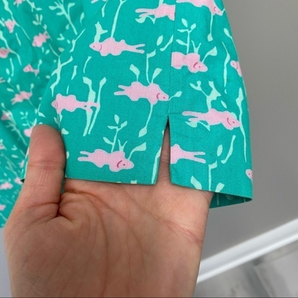 Lilly Pulitzer Go Fish Dress Teal - Picture 10 of 11